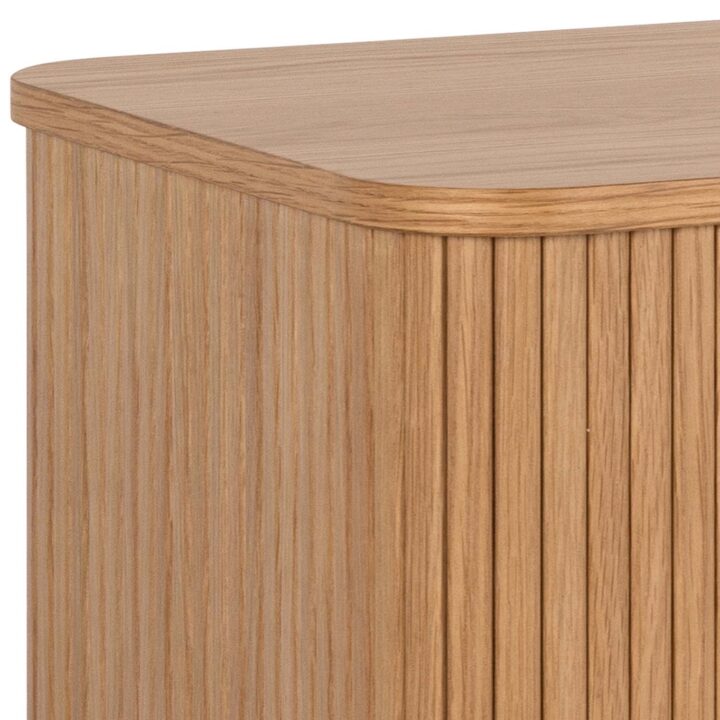 Kapp LANGLEY 160x40xH80cm, naturaalne Elutoamööbel Kapid, kummutid ja riiulid