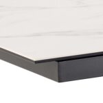 Söögilaud IRWINE 200/240x100xH76cm, valge, keraamiline plaat, teras Söögilauad Söögilauad
