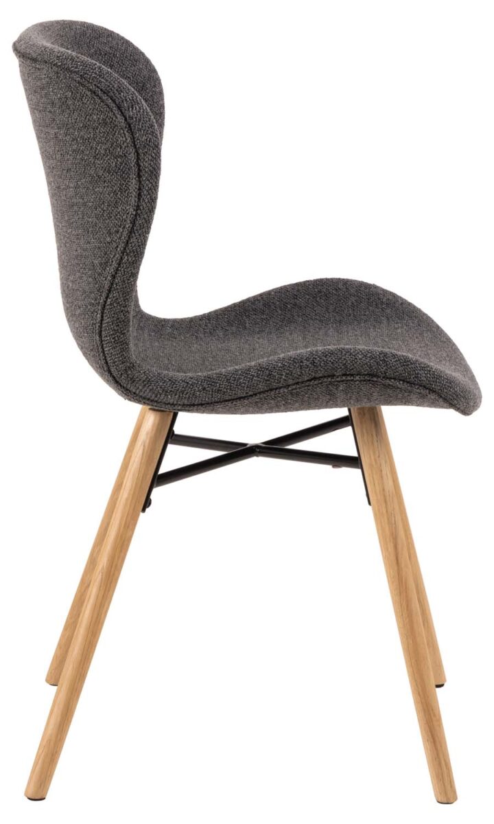 Tool BATILDA-A1 hall/tamm, 47x53xH82,5cm, bukleekangas, õlitatud puit Söögilauatoolid, taburetid, pingid Söögilauatoolid, taburetid, pin