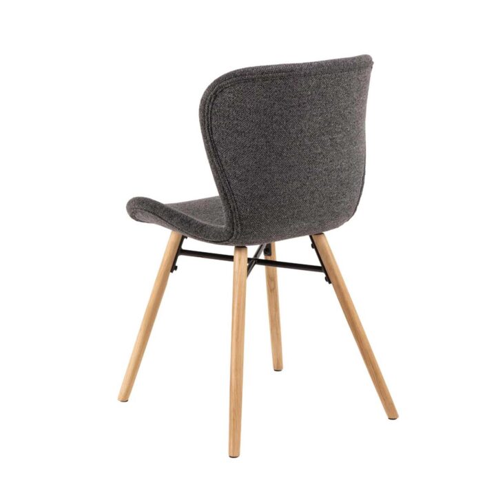 Tool BATILDA-A1 hall/tamm, 47x53xH82,5cm, bukleekangas, õlitatud puit Söögilauatoolid, taburetid, pingid Söögilauatoolid, taburetid, pin