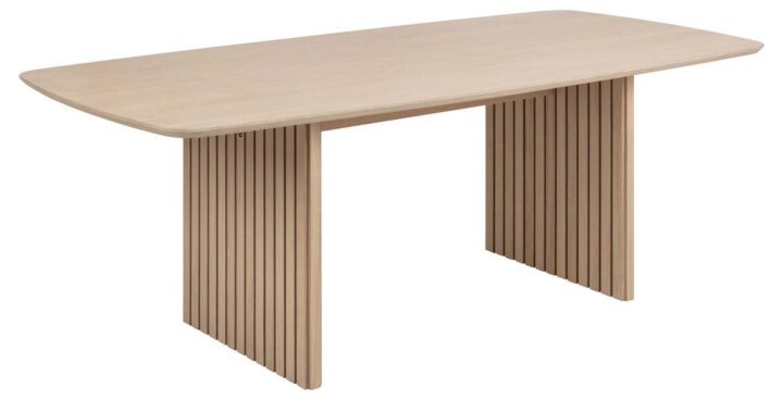 Söögilaud CHRISTO 220x105xH75cm, beež, tammespoon, MDF Söögilauad Söögilauad