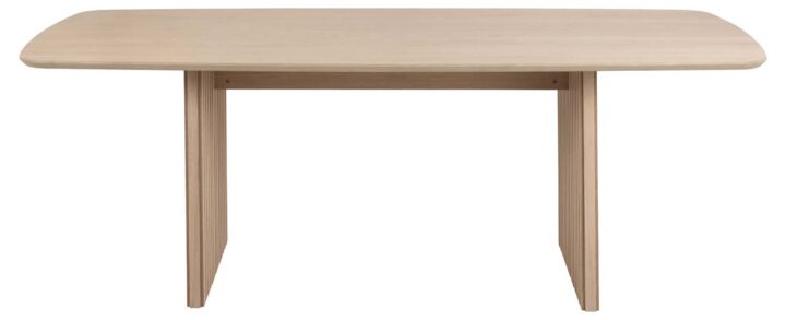 Söögilaud CHRISTO 220x105xH75cm, beež, tammespoon, MDF Söögilauad Söögilauad