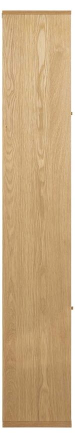 Riiul RANGOON 90x30xH180cm, naturaalne, tammespoon Elutoamööbel Kapid, kummutid ja riiulid