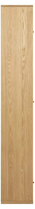 Riiul RANGOON 60,5x30xH180cm, naturaalne, tammespoon Elutoamööbel Kapid, kummutid ja riiulid