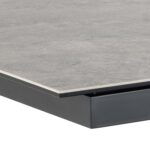 Söögilaud IRWINE 200/240x100xH76cm, hall, keraamiline plaat, teras Söögilaua komplektid Söögilaua komplektid