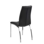 Tool ASAMA 43,5x57xH95cm, iste ja seljatugi: kunstnahk, värvus: must, jalad: kroom Söögilauatoolid, taburetid, pingid ACTONA