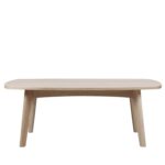 Diivanilaud MARTE 118x58xH49cm, lauaplaat ja jalad: täispuit/tammespoon, viimistlus: õlitatud valge pigmendiga Diivanilauad ja abilauad ACTONA