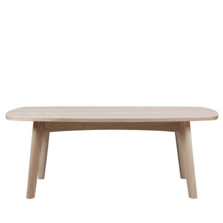 Diivanilaud MARTE 118x58xH49cm, lauaplaat ja jalad: täispuit/tammespoon, viimistlus: õlitatud valge pigmendiga Diivanilauad ja abilauad ACTONA