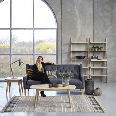 Diivanilaud MARTE 118x58xH49cm, lauaplaat ja jalad: täispuit/tammespoon, viimistlus: õlitatud valge pigmendiga Diivanilauad ja abilauad ACTONA