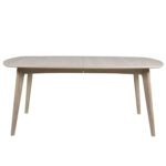 Söögilaud MARTE 180x102xH76cm, tammespooniga täispuit, õlitatud valge pigmendiga Söögilauad ACTONA