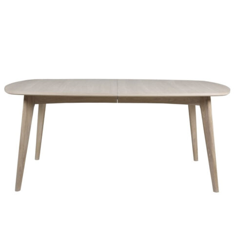 Söögilaud MARTE 180x102xH76cm, tammespooniga täispuit, õlitatud valge pigmendiga Söögilauad ACTONA