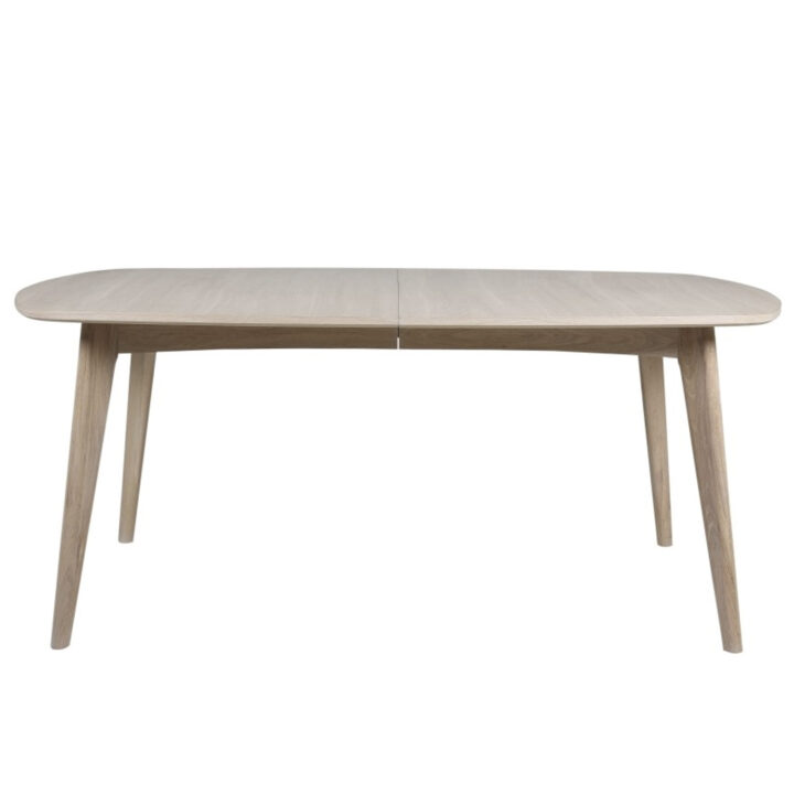Söögilaud MARTE 180x102xH76cm, tammespooniga täispuit, õlitatud valge pigmendiga Söögilauad ACTONA