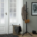 Põrandanagi BREMEN 51x45xH176cm, 8 nagi, must Esik ja Garderoob ACTONA