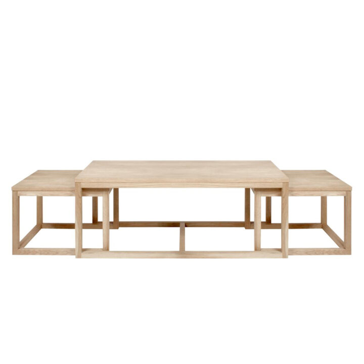 Diivanilauad 3tk CORNUS 51x56xH44cm, 51x56xH44cm, 120x60xH50cm, saar Diivanilauad ja abilauad ACTONA