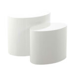 Diivanilauad 2tk MICE 48x33xH40cm, 40×24,5xH33cm, valge, MDF Diivanilauad ja abilauad ACTONA