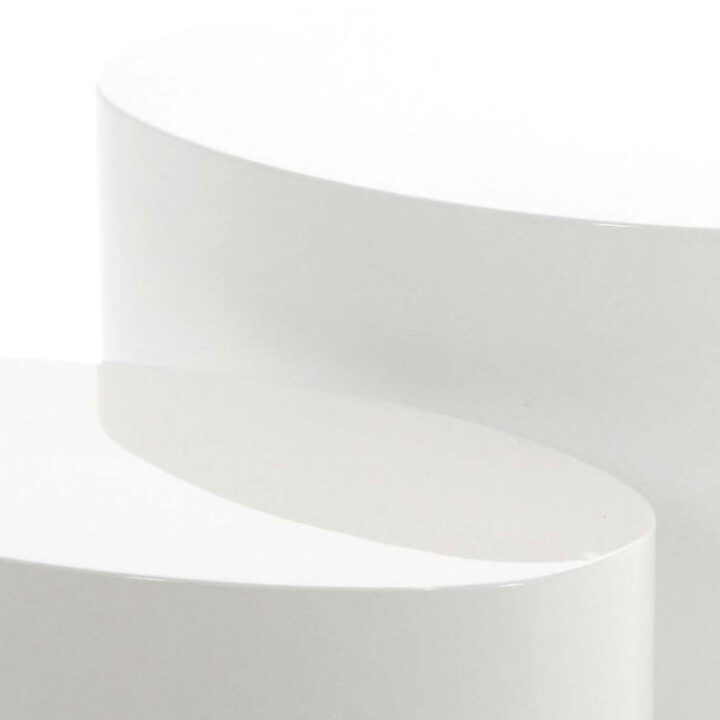Diivanilauad 2tk MICE 48x33xH40cm, 40×24,5xH33cm, valge, MDF Diivanilauad ja abilauad ACTONA