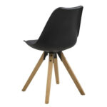 Tool DIMA 44x42xH85cm, must, jalad: tamm Söögilauatoolid, taburetid, pingid