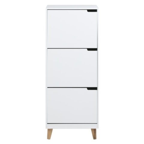 Jalatsikapp MITRA 47x30xH133,5cm, 3-sahtliga, valge Esik ja Garderoob ACTONA