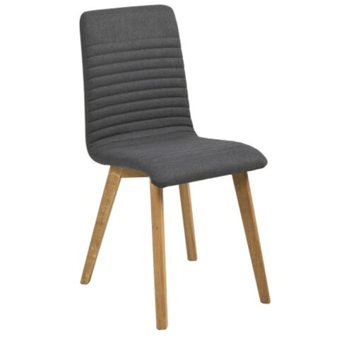 Tool AROSA 42x43xH90cm, iste ja seljatugi: kangas, värvus: antratsiit, jalad: tamm, viimistlus: õlitatud Söögilauatoolid, taburetid, pingid ACTONA