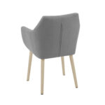 Tool NORA helehall/tamm, 58x58xH84cm Söögilauatoolid, taburetid, pingid ACTONA