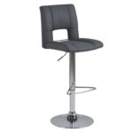 Baaritool SYLVIA, tumehall/kroom, 41,5x52xH115cm Baaripukid ja baarilauad ACTONA