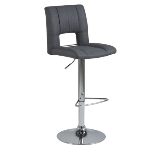 Baaritool SYLVIA, tumehall/kroom, 41,5x52xH115cm Baaripukid ja baarilauad ACTONA