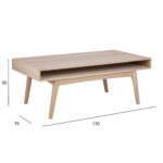 Diivanilaud MARTE 130x70xH50cm, tamme spoon Diivanilauad ja abilauad ACTONA