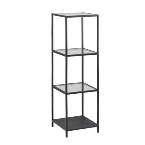 Riiul SEAFORD 35x37xH119,5cm, klaas, metall Esik ja Garderoob ACTONA