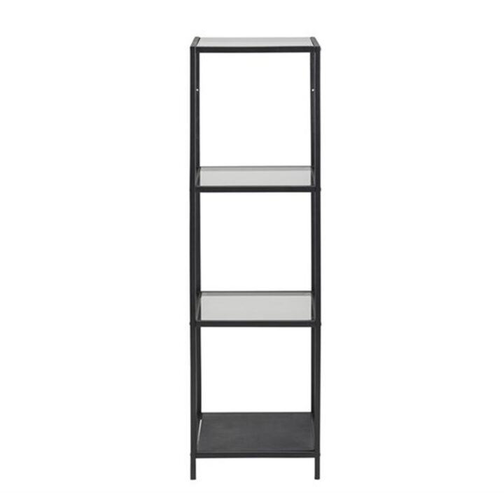 Riiul SEAFORD 35x37xH119,5cm, klaas, metall Esik ja Garderoob ACTONA