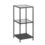 Riiul SEAFORD 35x37xH82,5cm, klaas, metall Esik ja Garderoob ACTONA