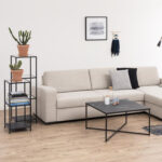 Riiul SEAFORD 35x37xH82,5cm, klaas, metall Esik ja Garderoob ACTONA