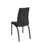Tool ASAMA 43,5x57xH95cm, iste/seljatugi: kunstnahk, värvus: must, jalad: metall, värvus: must Söögilauatoolid, taburetid, pingid ACTONA