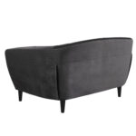 Diivan RIA 84x150xH78cm, 2-kohaline, kattematerjal: kangas, värvus: tumehall, jalad: kummipuu, värvus: must Diivanid ACTONA