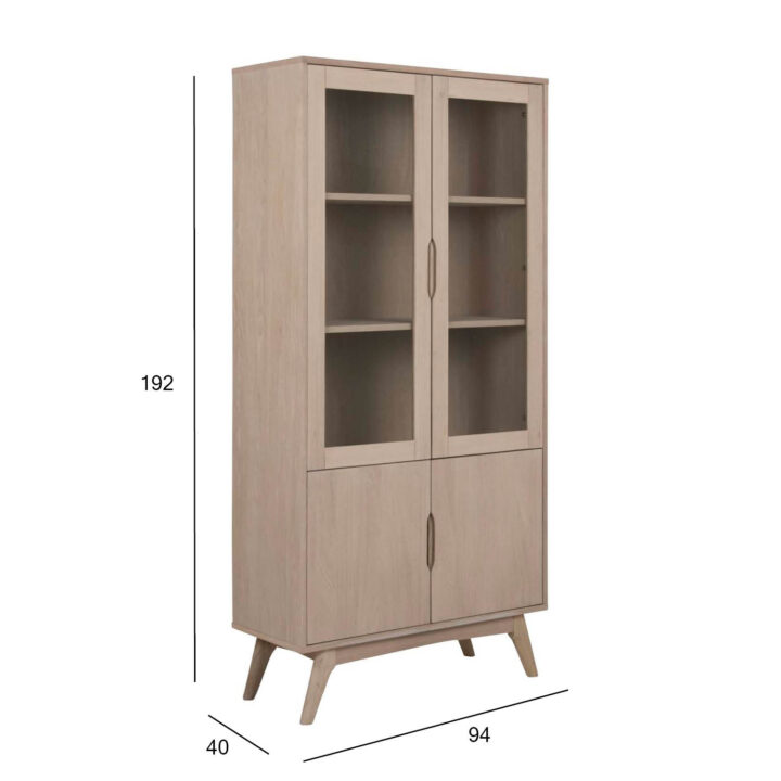 Vitriinkapp MARTE 94x40xH192cm Kapid, kummutid ja riiulid ACTONA