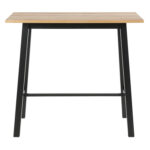 Baarilaud CHARA 117x58xH105cm, tamm/must, tammespooniga mööbliplaat, metall Baarilauad ACTONA