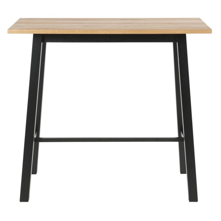 Baarilaud CHARA 117x58xH105cm, tamm/must, tammespooniga mööbliplaat, metall Baarilauad ACTONA