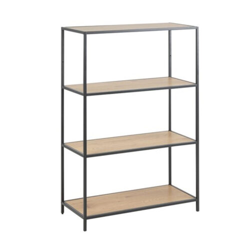 Riiul SEAFORD 77x35xH114cm, tamm, mööbliplaat, metall Esik ja Garderoob ACTONA