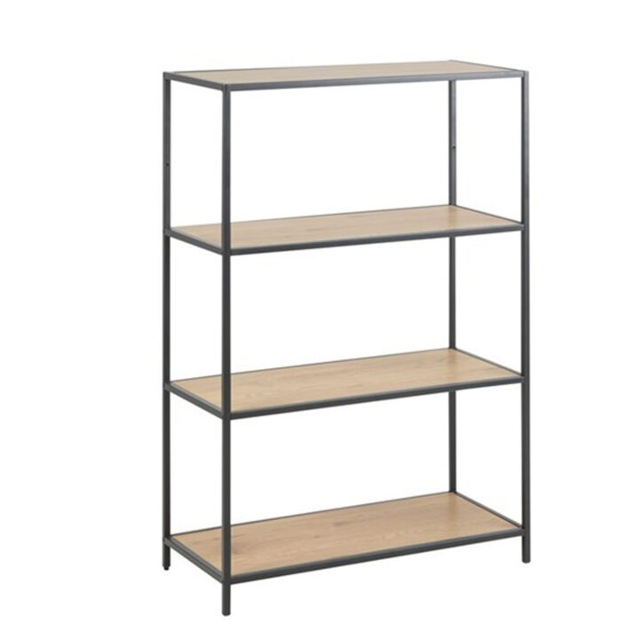 Riiul SEAFORD 77x35xH114cm, tamm, mööbliplaat, metall Esik ja Garderoob ACTONA
