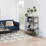Riiul SEAFORD 77x35xH114cm, tamm, mööbliplaat, metall Esik ja Garderoob ACTONA