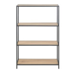 Riiul SEAFORD 77x35xH114cm, tamm, mööbliplaat, metall Esik ja Garderoob ACTONA