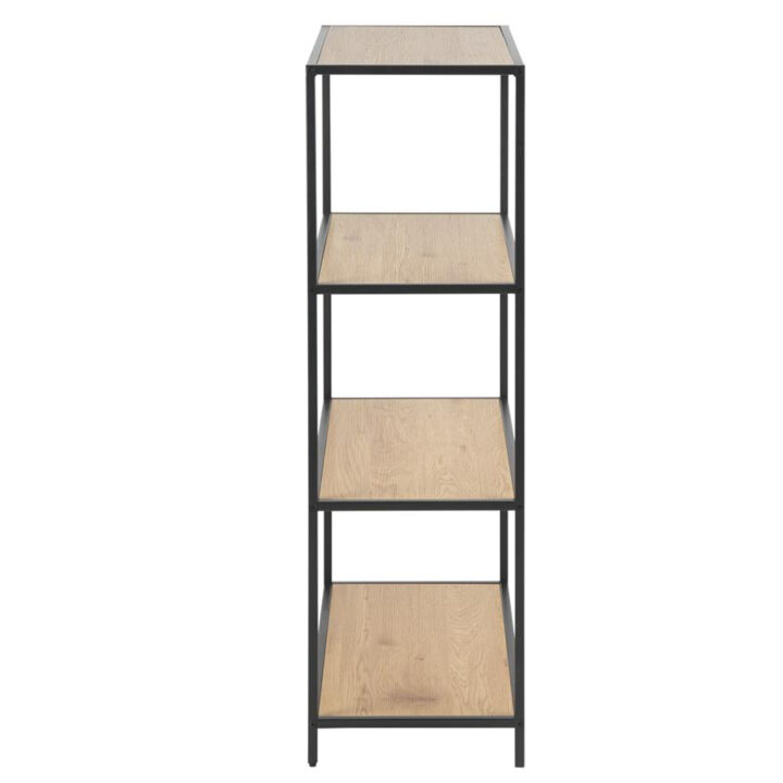 Riiul SEAFORD 77x35xH114cm, tamm, mööbliplaat, metall Esik ja Garderoob ACTONA