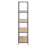 Riiul SEAFORD 77x35xH150cm, tamm, mööbliplaat, metall Esik ja Garderoob ACTONA