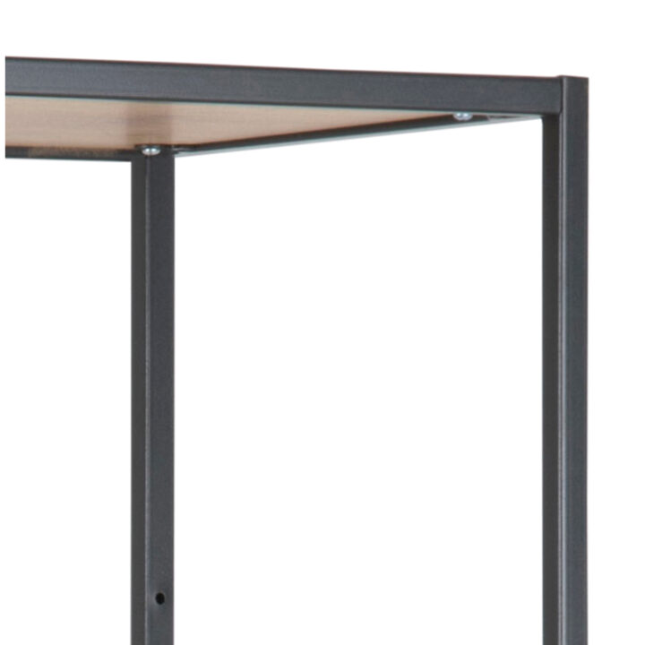 Riiul SEAFORD 77x35xH185cm, metsik tamm, mööbliplaat, metall Esik ja Garderoob ACTONA