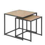 Diivanilauad 2tk SEAFORD 50x50xH45cm/40x40xH40cm, tamm Diivanilauad ja abilauad ACTONA