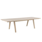 Laua pikendused A-LINE 2tk, 95x43xH3,6cm, materjal: tammespooniga mööbliplaat, viimistlus: valge pigmendiga õlitatud Pikendatavad söögilauad ACTONA