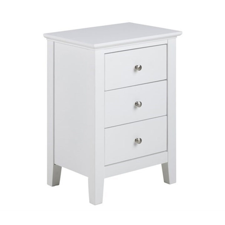 Öökapp LINNEA 45x34xH62,8cm, sahtliga, valge, materjal: MDF Magamistuba ACTONA