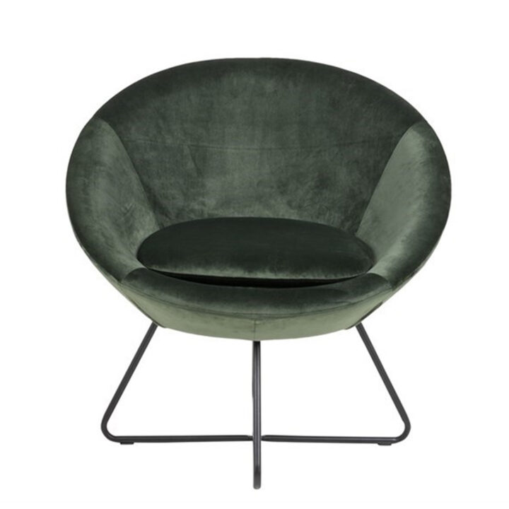 Tugitool CENTER 82×72,5xH79cm, materjal: kangas, värvus: metsaroheline, jalad: must metall Elutoamööbel ACTONA