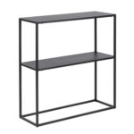 Konsoollaud NEWTON 79,5x26xH80,5cm, must Abilauad ja serveerimislauad Abilauad ja serveerimislauad