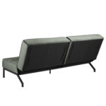 Diivanvoodi PERUGIA 198x95xH87cm, materjal: samet kangas, värvus: metsaroheline, jalad: must metall Diivanvoodid ACTONA