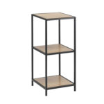 Riiul SEAFORD 35x37xH82,5cm, tamm, mööbliplaat, metall Esik ja Garderoob ACTONA